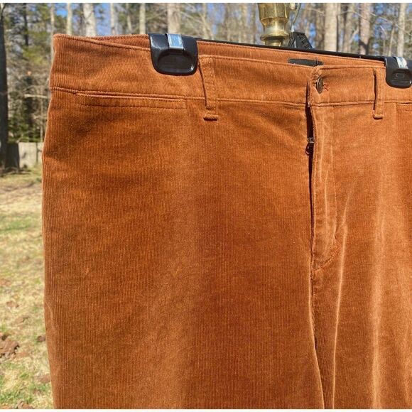 Talbots Brown Corduroy Demi Boot Cut Pants - Picture 4 of 8